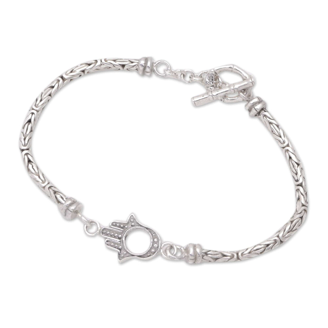 Bracelet with Hamsa Pendant - Sacred Hamsa Spirit