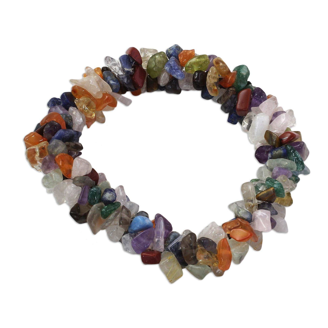Natural Multigems Bracelet Jewelry - Rainbow Gems