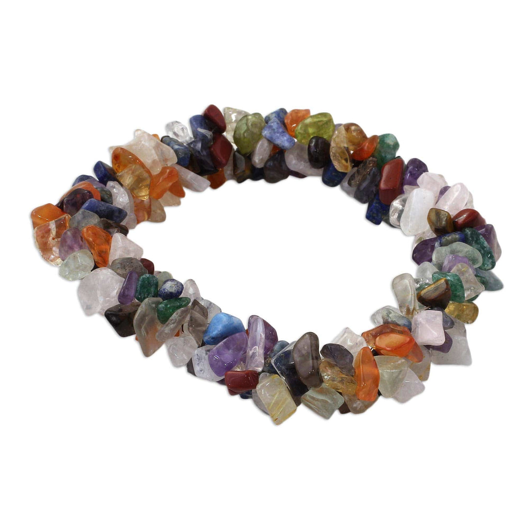 Natural Multigems Bracelet Jewelry - Rainbow Gems