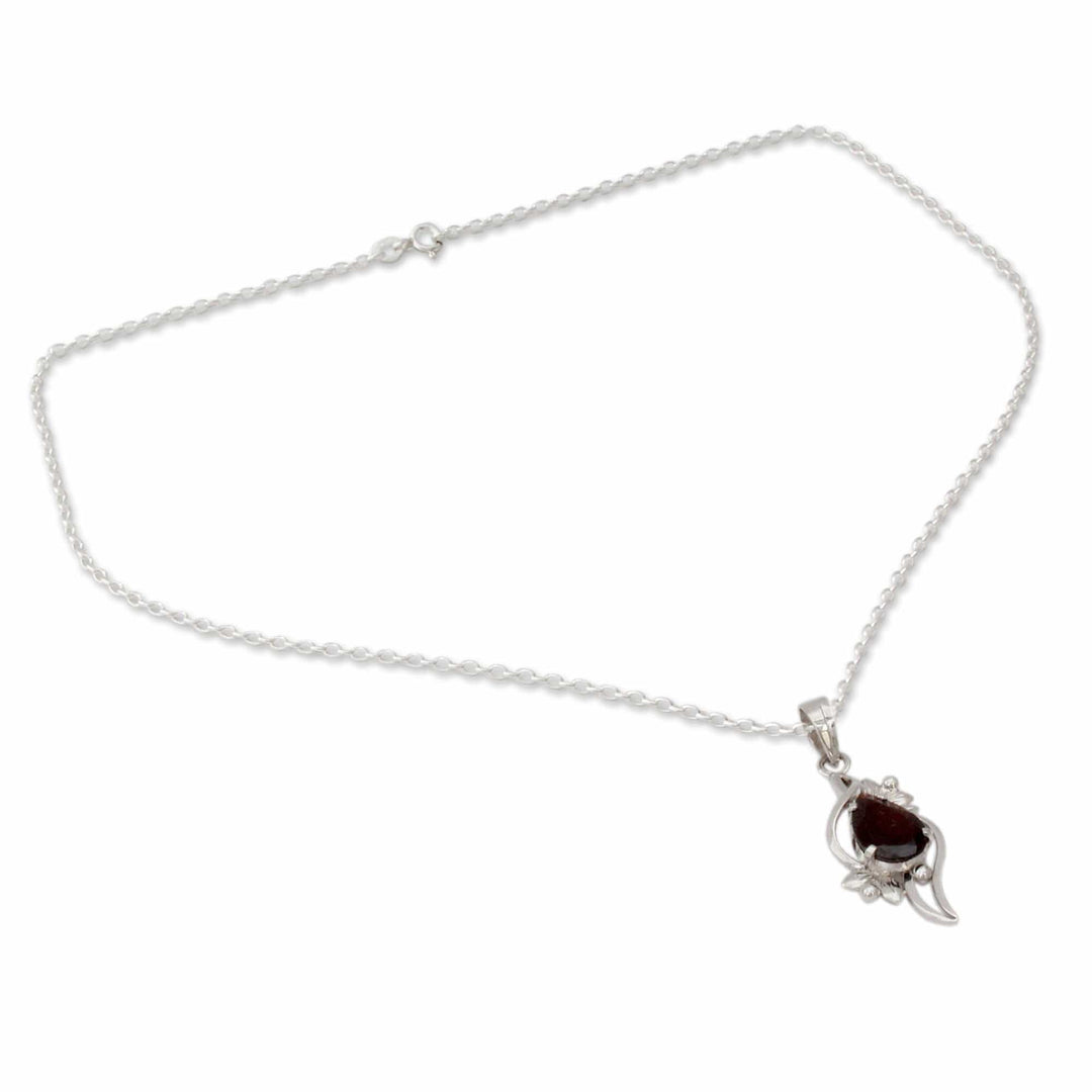 Garnet Pendant Necklace - Scarlet Grace