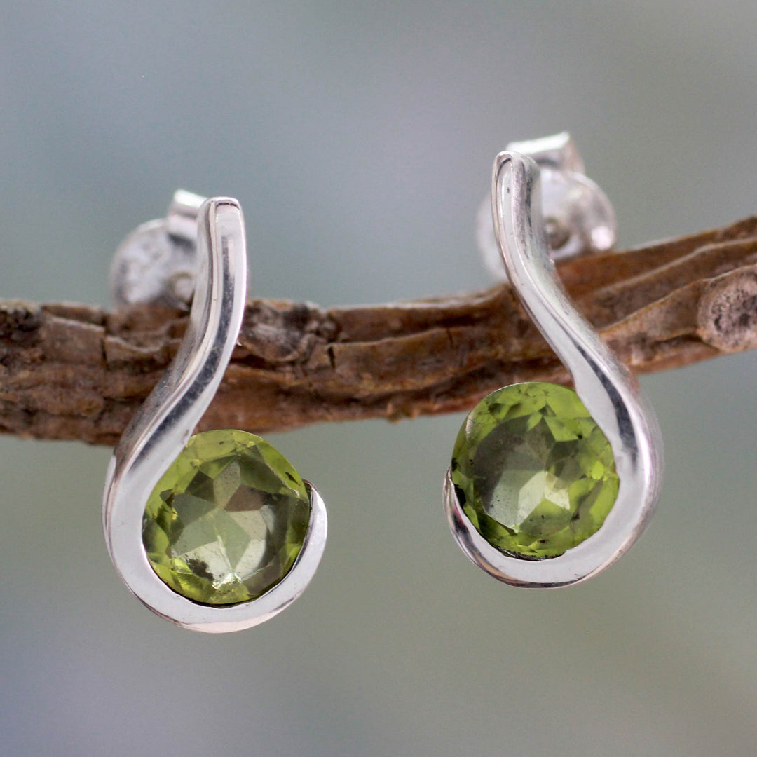 Peridot Jewelry - Lime Droplet