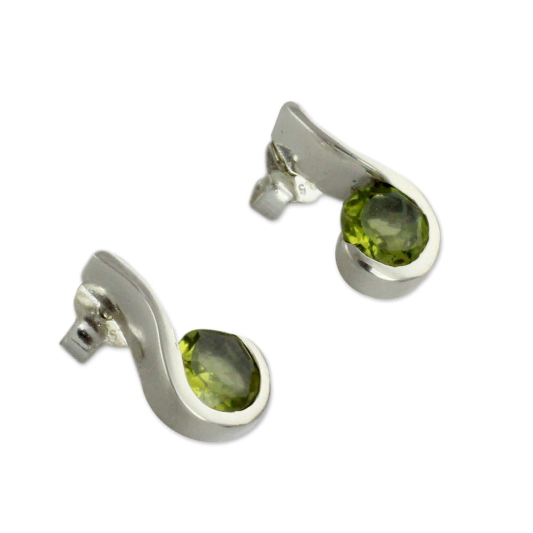 Peridot Jewelry - Lime Droplet