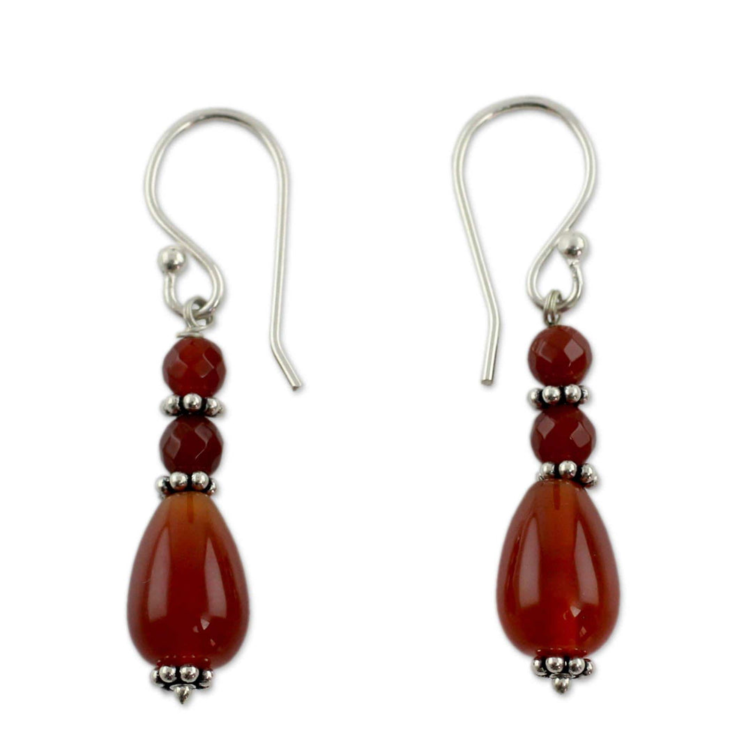 Carnelian Earrings - Vibrant Jaipur