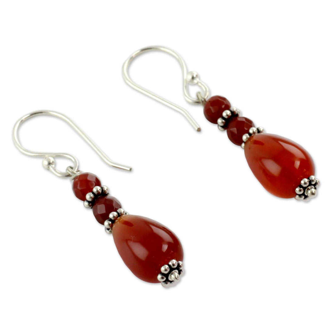 Carnelian Earrings - Vibrant Jaipur