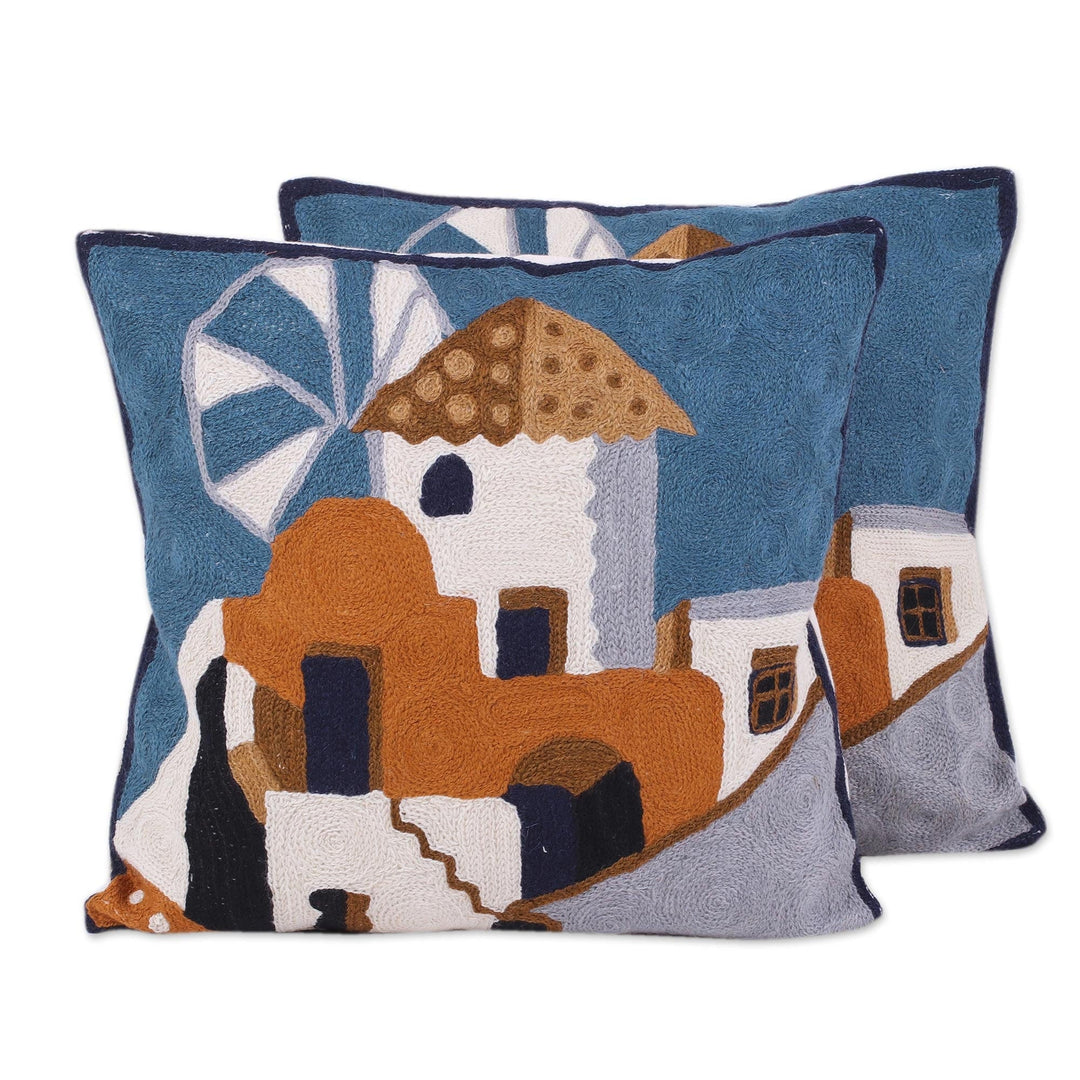 Embroidered Cushion Covers - Set of 2 - House of the Lords