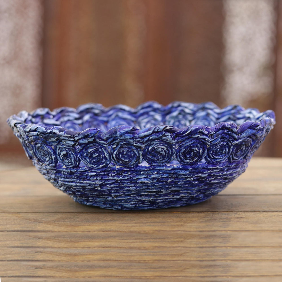 Beautiful Spirals in Blue