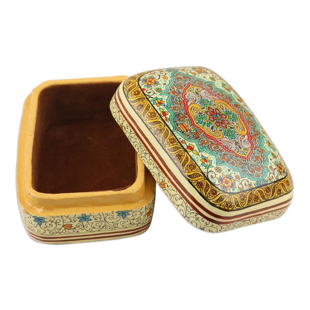 Lacquerware Wood and Papier Mache Box from India - Persian Delight