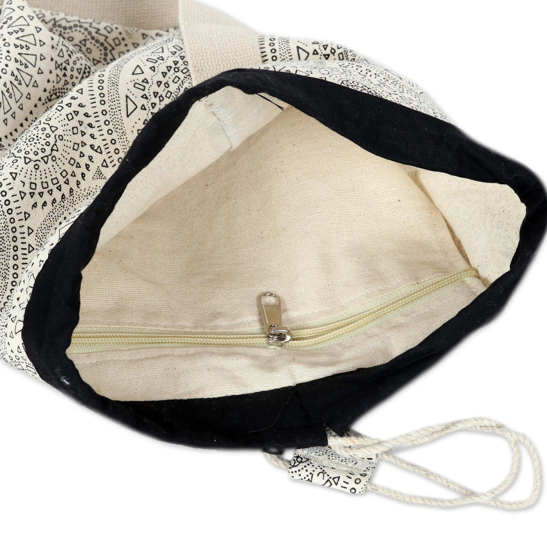 Screen-Printed Cotton Yoga Mat Carrier - Creative Process