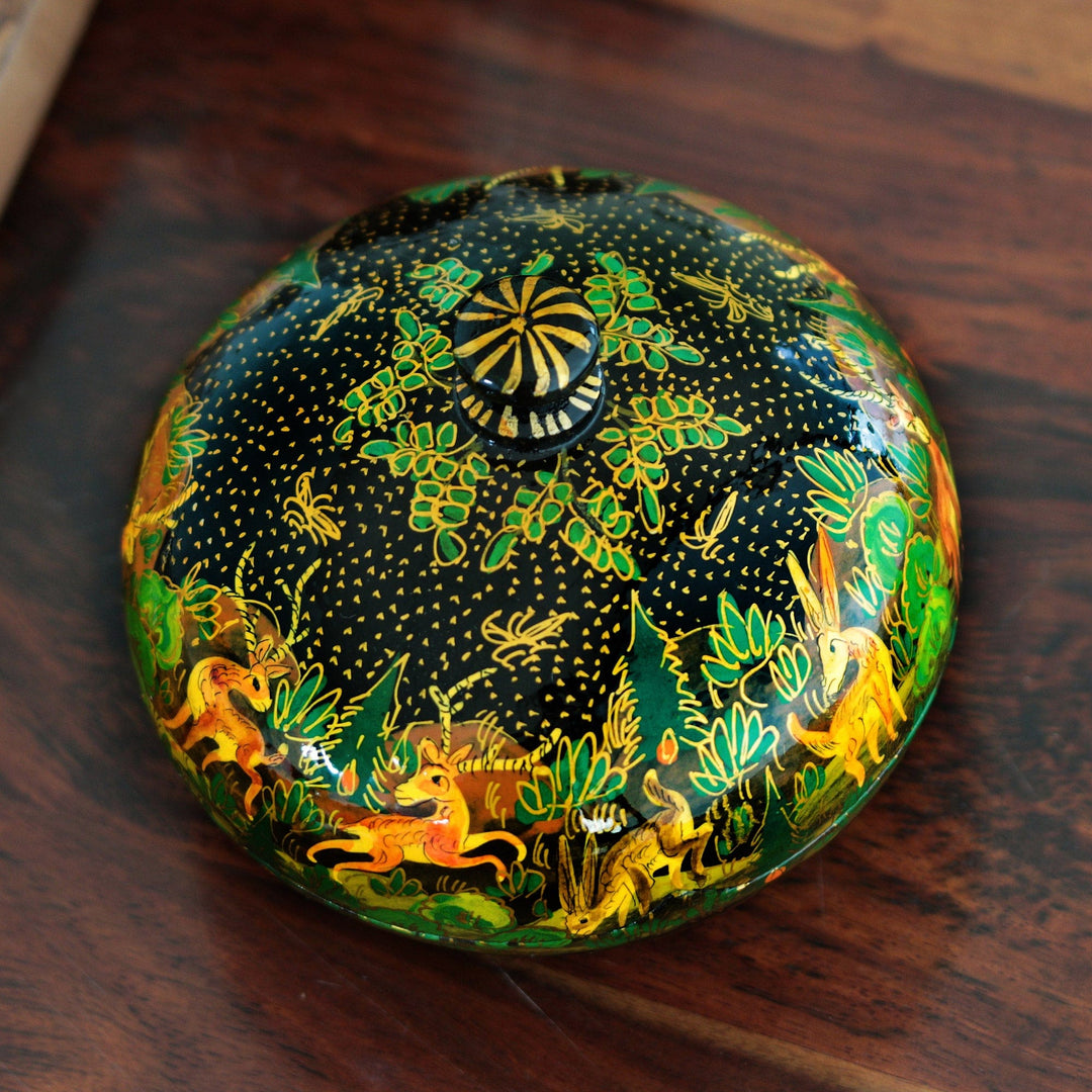 Jungle Scene in Black