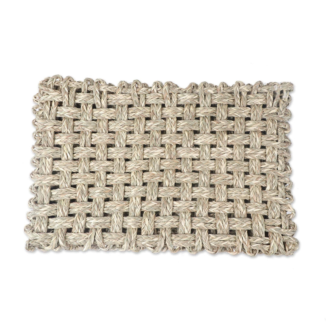 Handcrafted Natural Fiber Placemats from India (Set of 6) - Classic