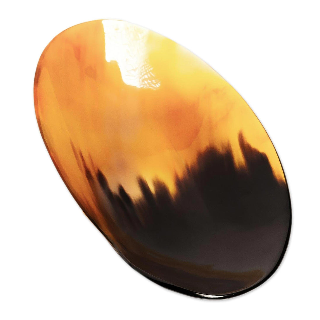 Natural Horn Catch-All - Haitian Mango