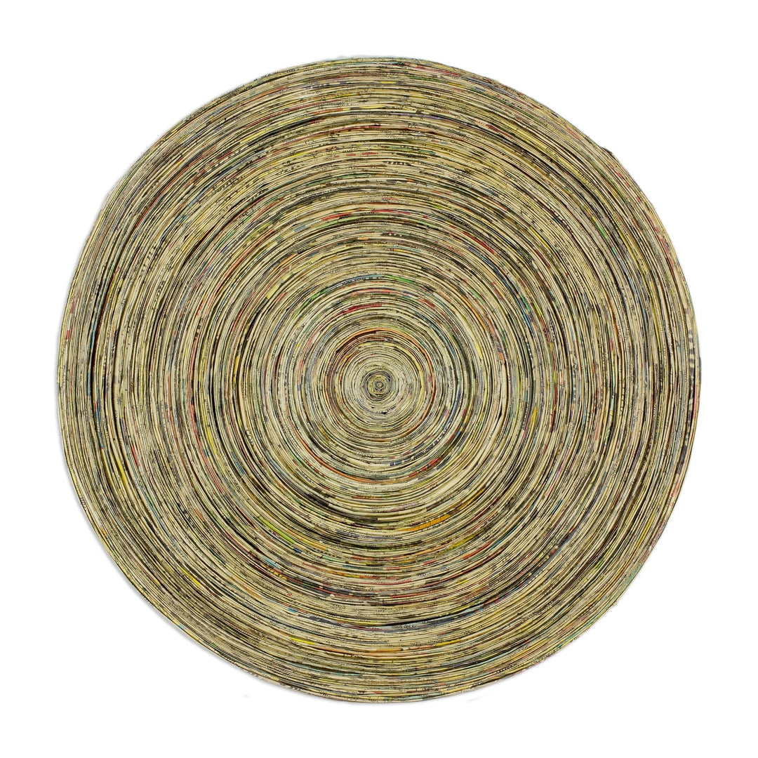Modern Paper Recycled Bowl Centerpiece - Endless Story