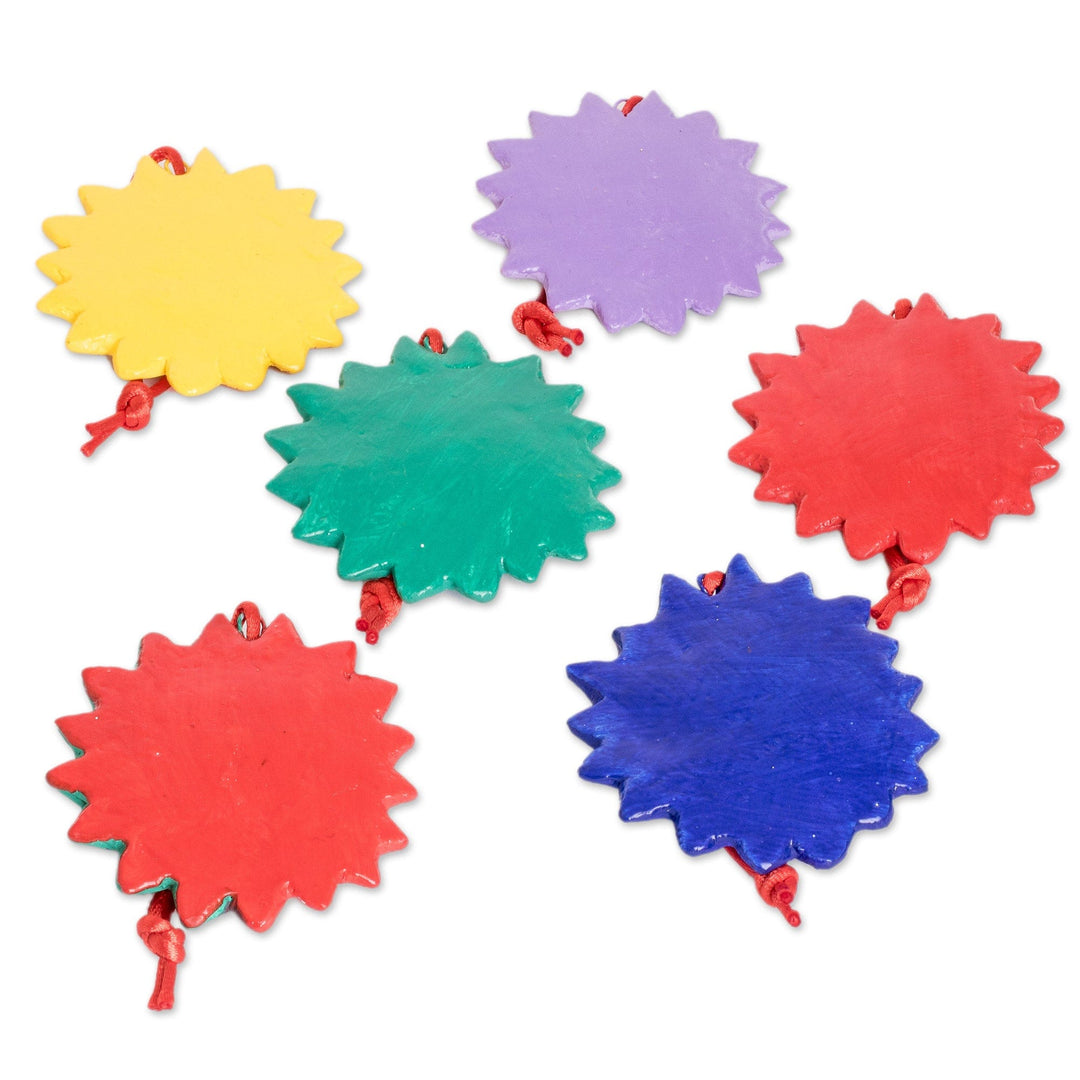 Fair Trade Christmas Ceramic Ornaments (Set of 6) - Lord of the Sun