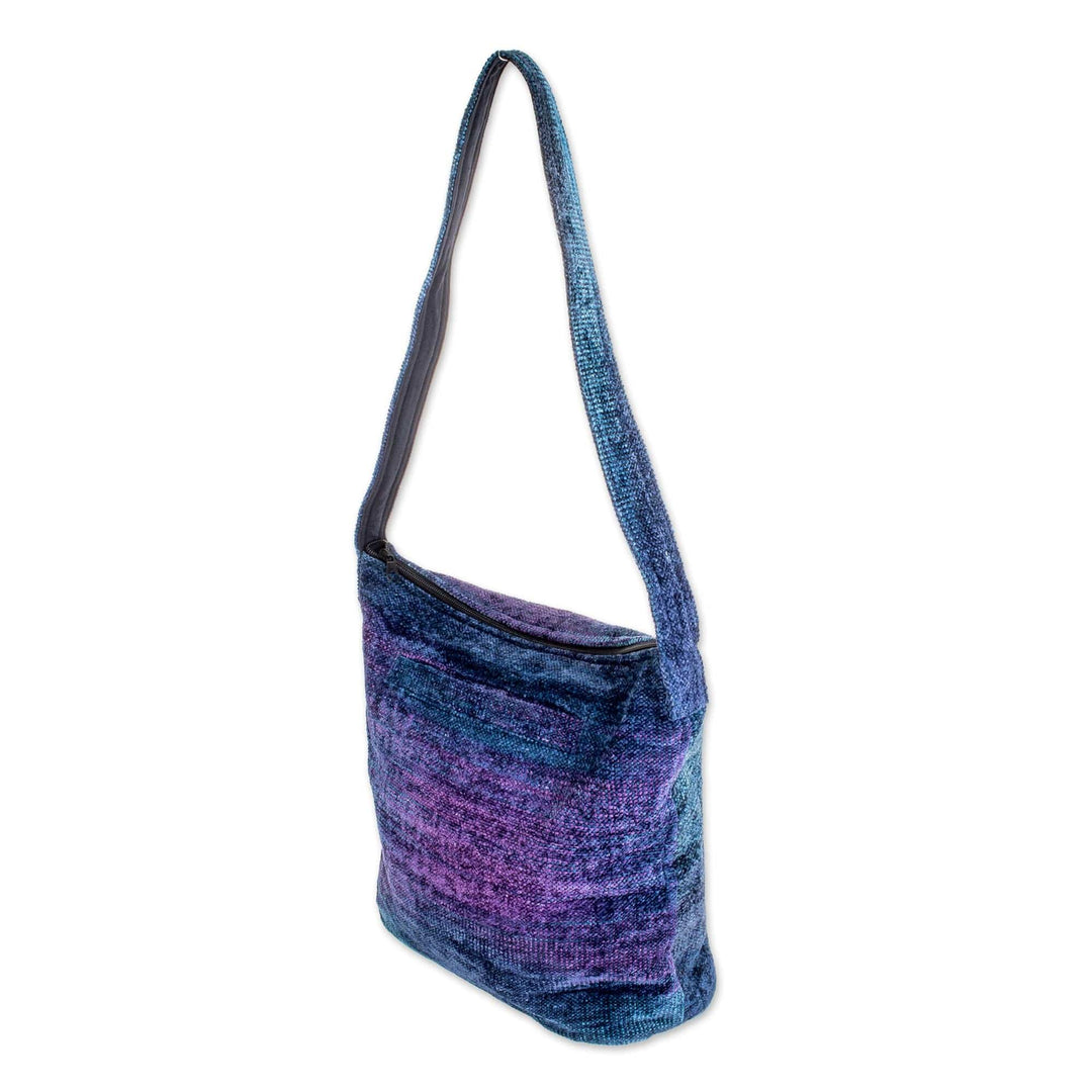 Bamboo Chenille Bag Handmade in Guatemala - Magical Moon
