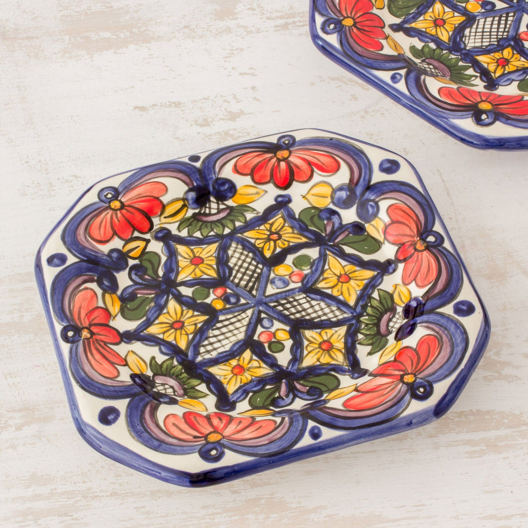 Floral Octagons