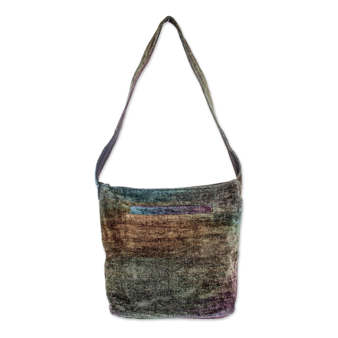 Hand Made Bamboo Chenille Shoulder Bag  - Magic Forest