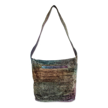 Hand Made Bamboo Chenille Shoulder Bag  - Magic Forest