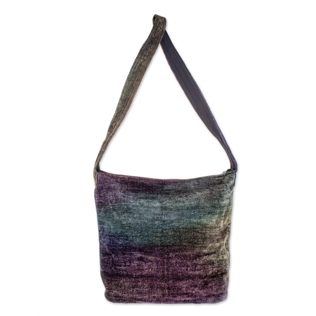 Hand Made Bamboo Chenille Shoulder Bag  - Magic Forest