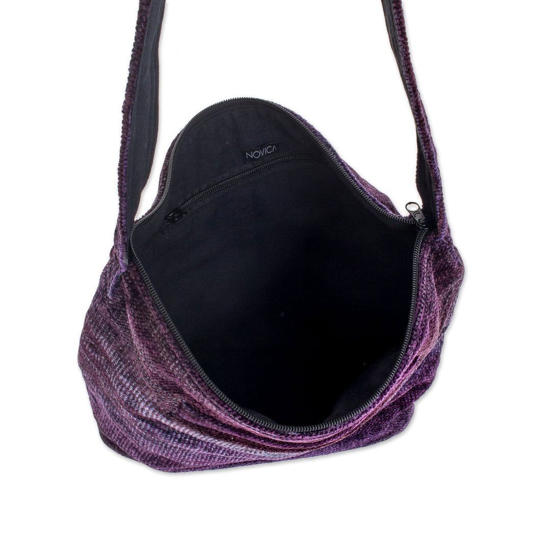 Guatemala Shoulder Bag  - Purple Magic