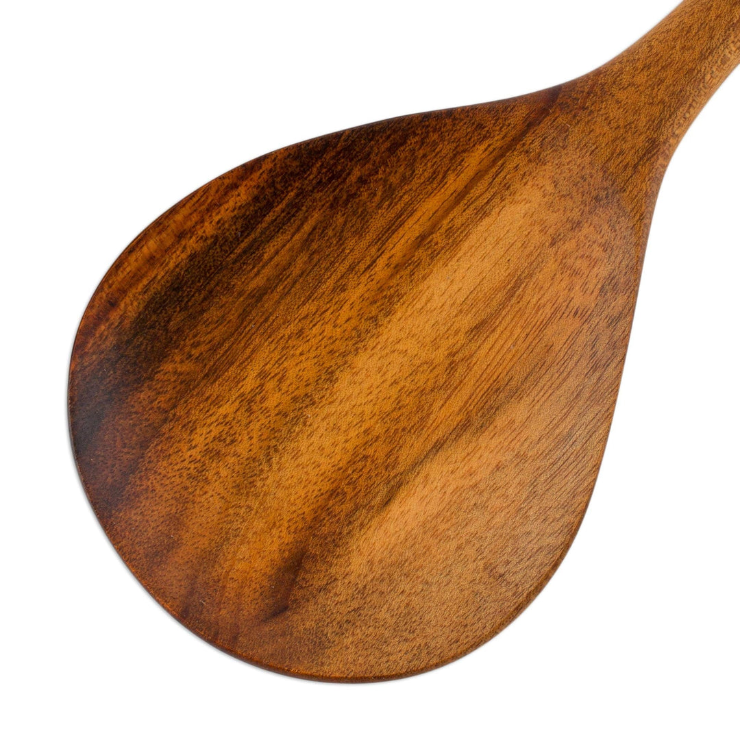 Handcrafted Wood Serving Spoons (Pair)  - Peten Delight