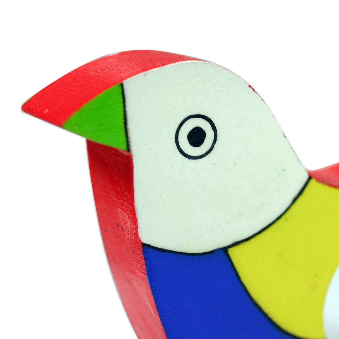 Wood Napkin Rings (Set of 4) - Tropical Birds