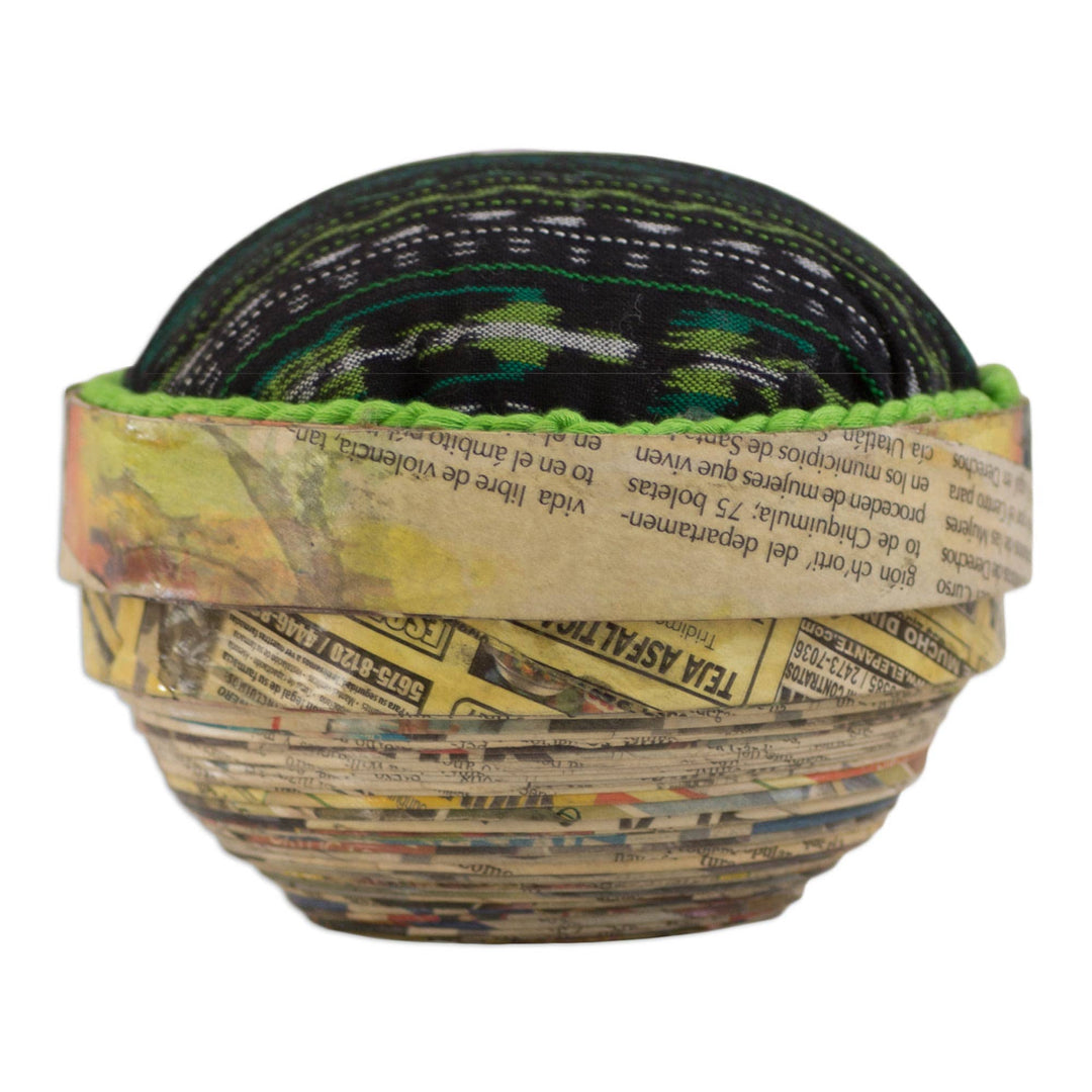 Recycled Paper Decorative Box (Medium) - San Lucas Jade