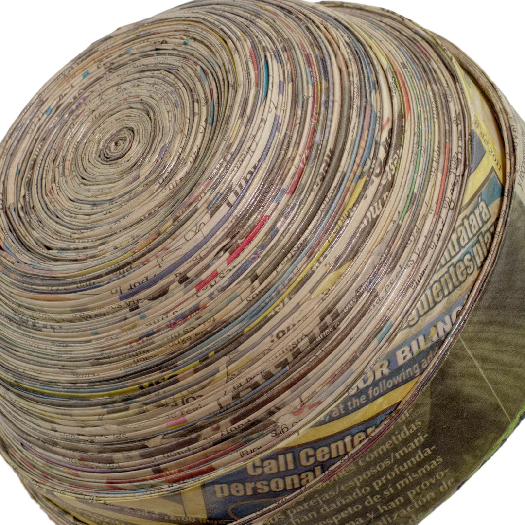 Recycled Paper Decorative Box (Medium) - San Lucas Jade