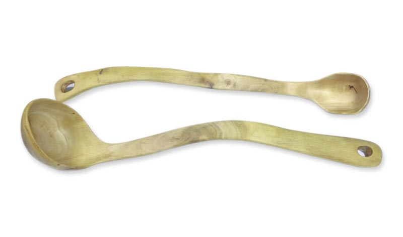 Wood Ladle Set (Pair) - Xocomil Breeze