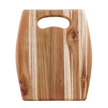 Wood Cutting Board Kitchen Accessory - Barrel