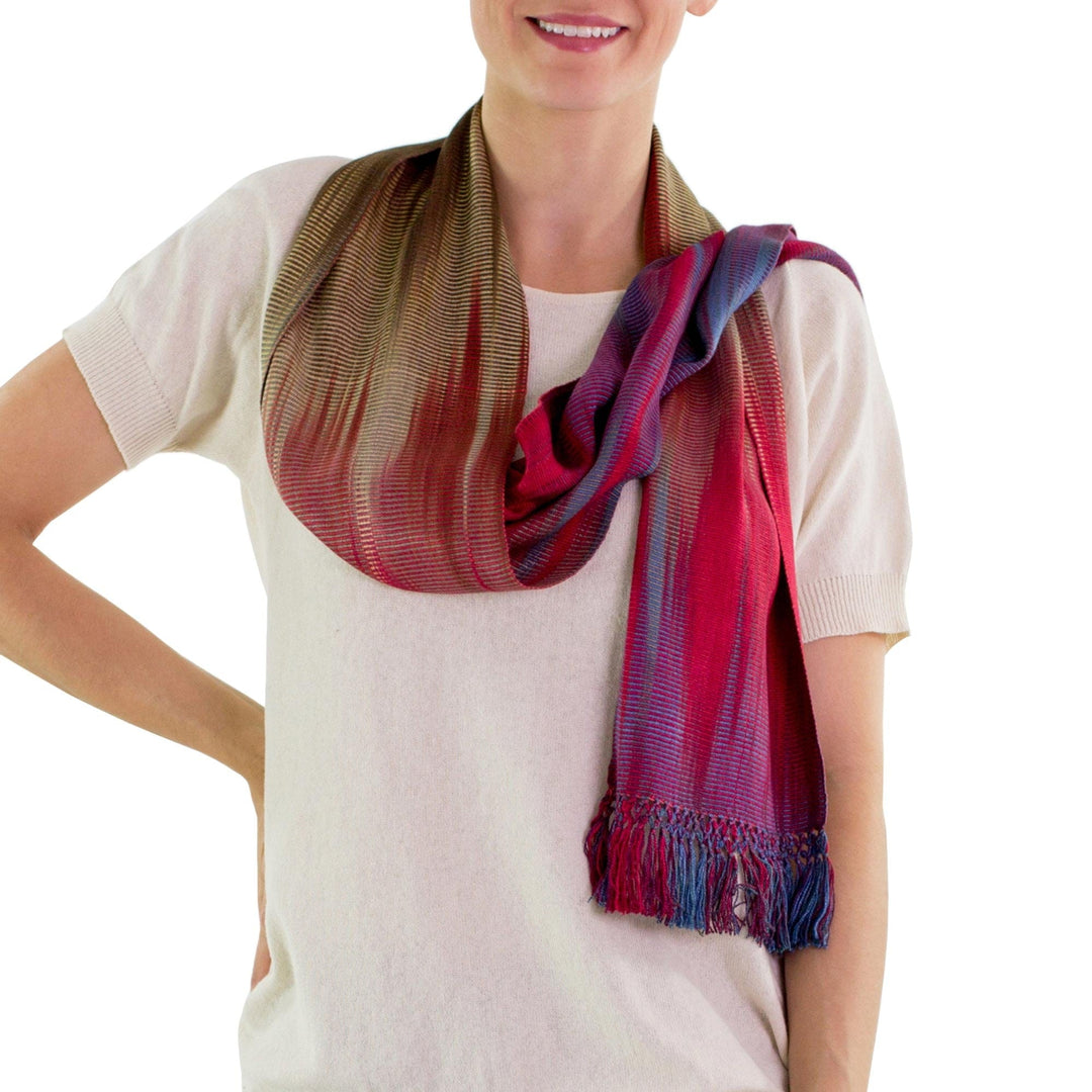 Rayon Scarf - Solola Fireworks