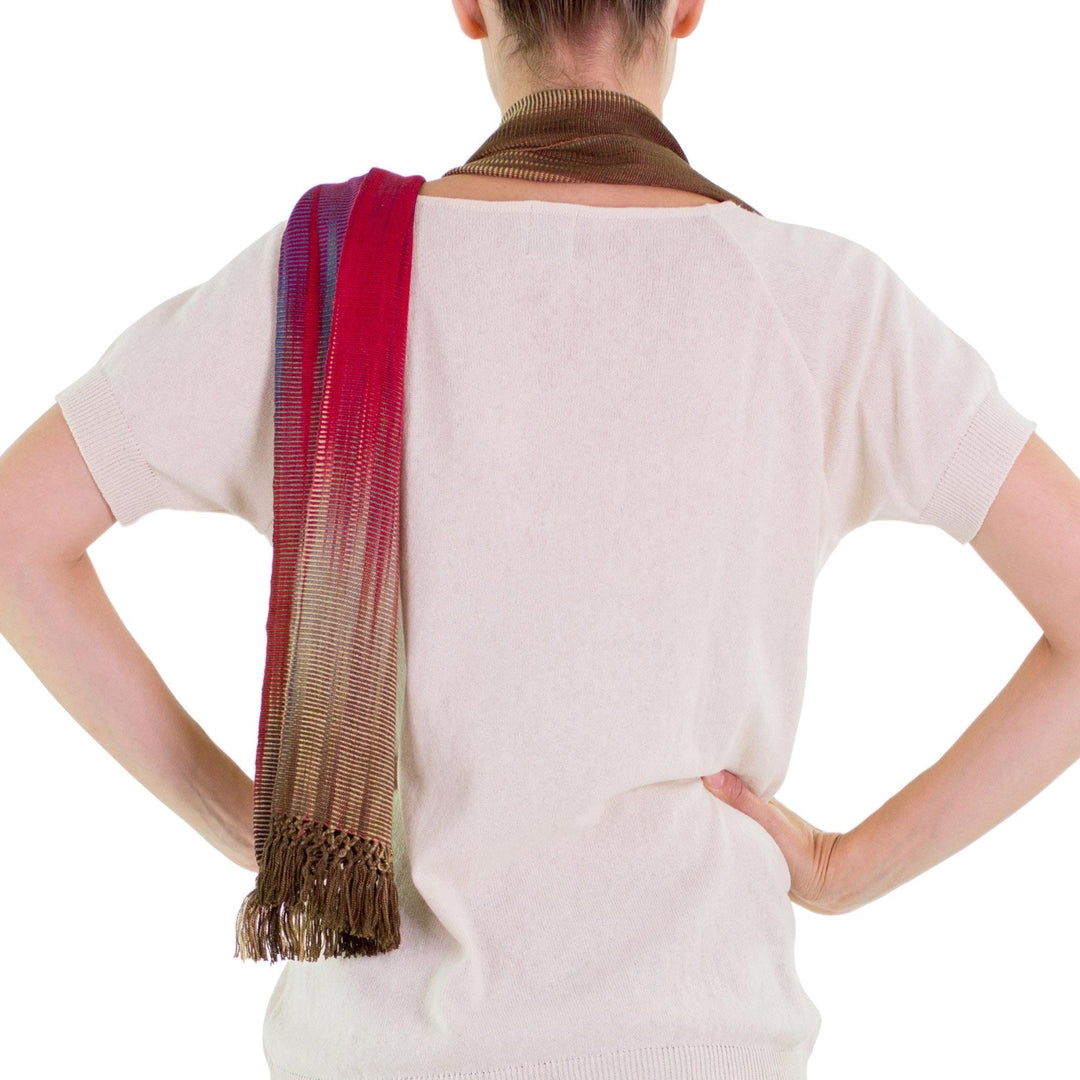 Rayon Scarf - Solola Fireworks