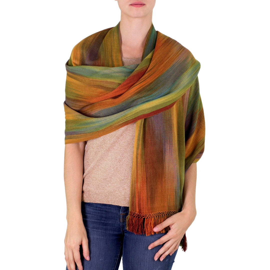 Rayon Shawl - Nature's Ethereal Inspiration