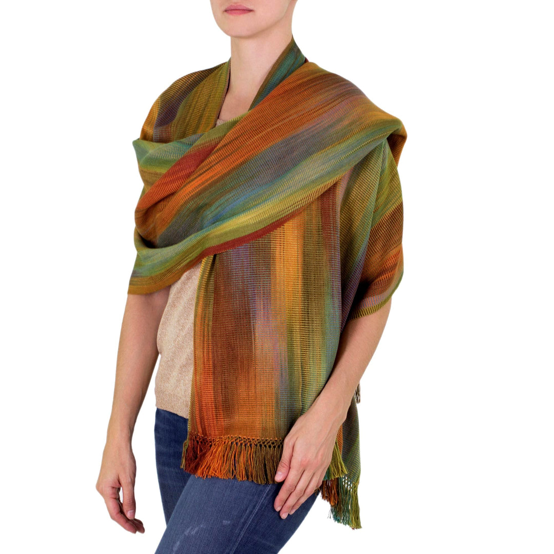 Rayon Shawl - Nature's Ethereal Inspiration