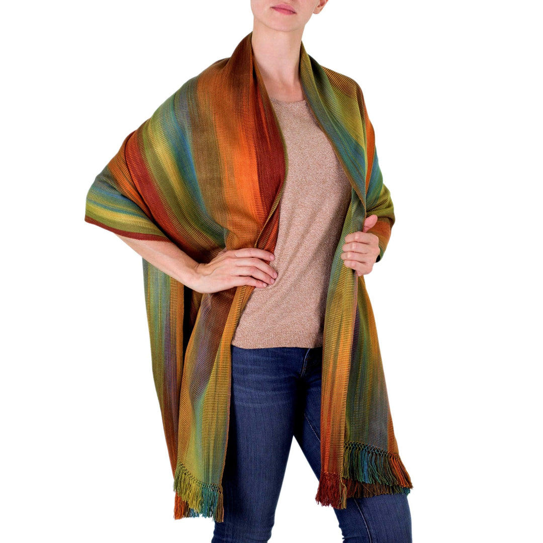 Rayon Shawl - Nature's Ethereal Inspiration