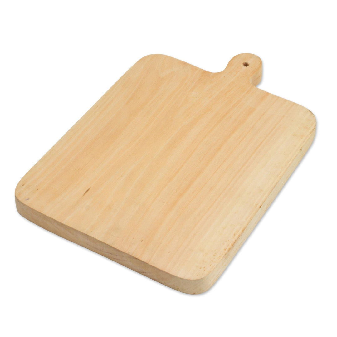Rectangular Handcarved Wood Cutting Board  - The Trusty Classic