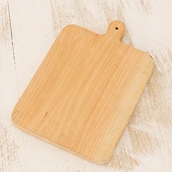Rectangular Handcarved Wood Cutting Board  - The Trusty Classic