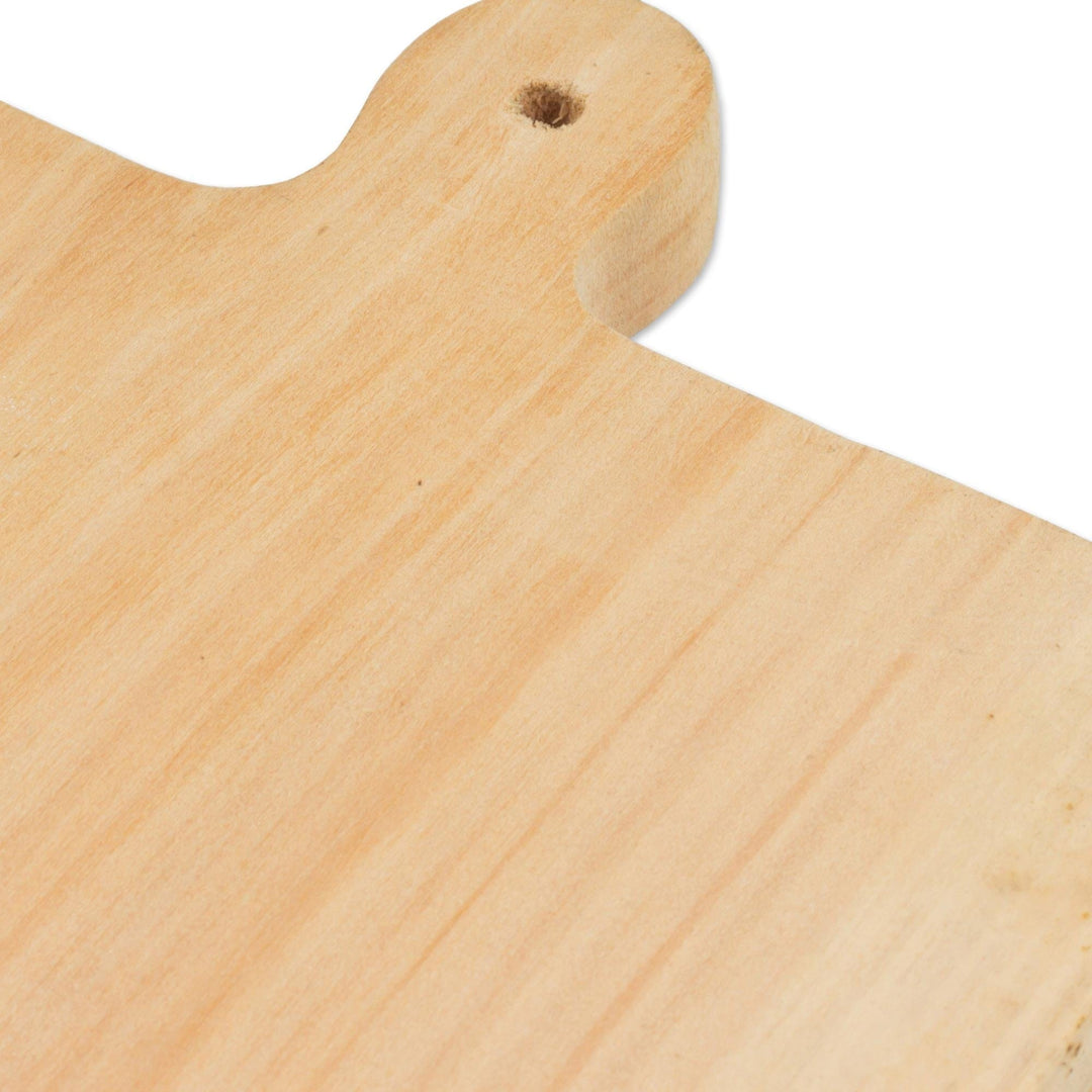 Rectangular Handcarved Wood Cutting Board  - The Trusty Classic