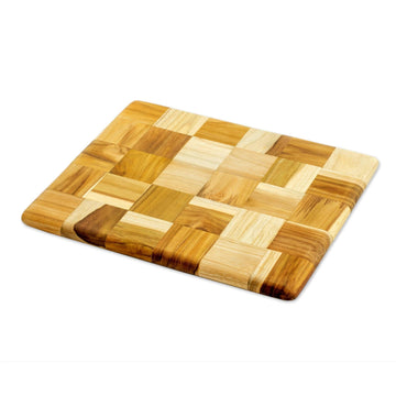 Wood Mosaic Cutting Board - Puzzle