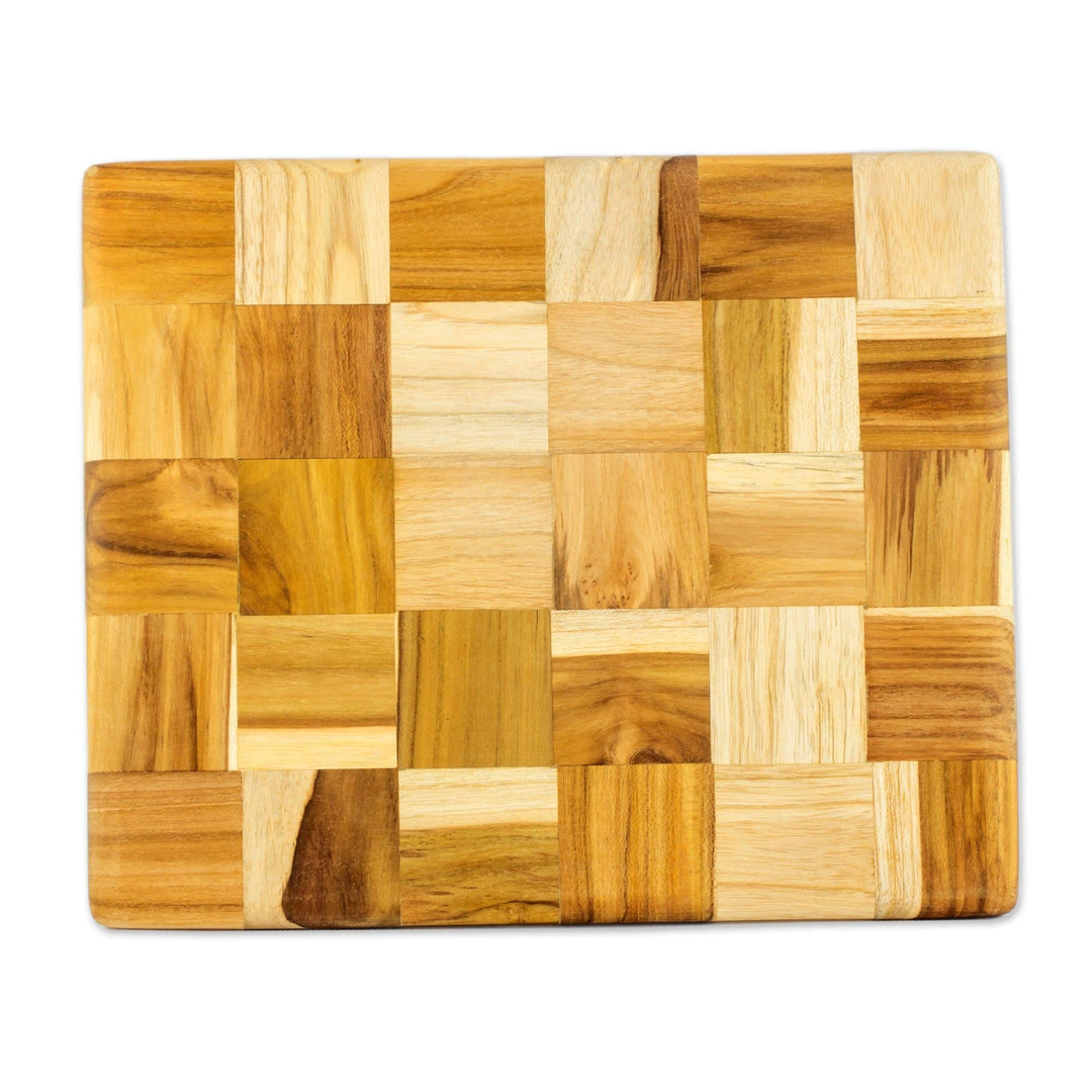 Wood Mosaic Cutting Board - Puzzle