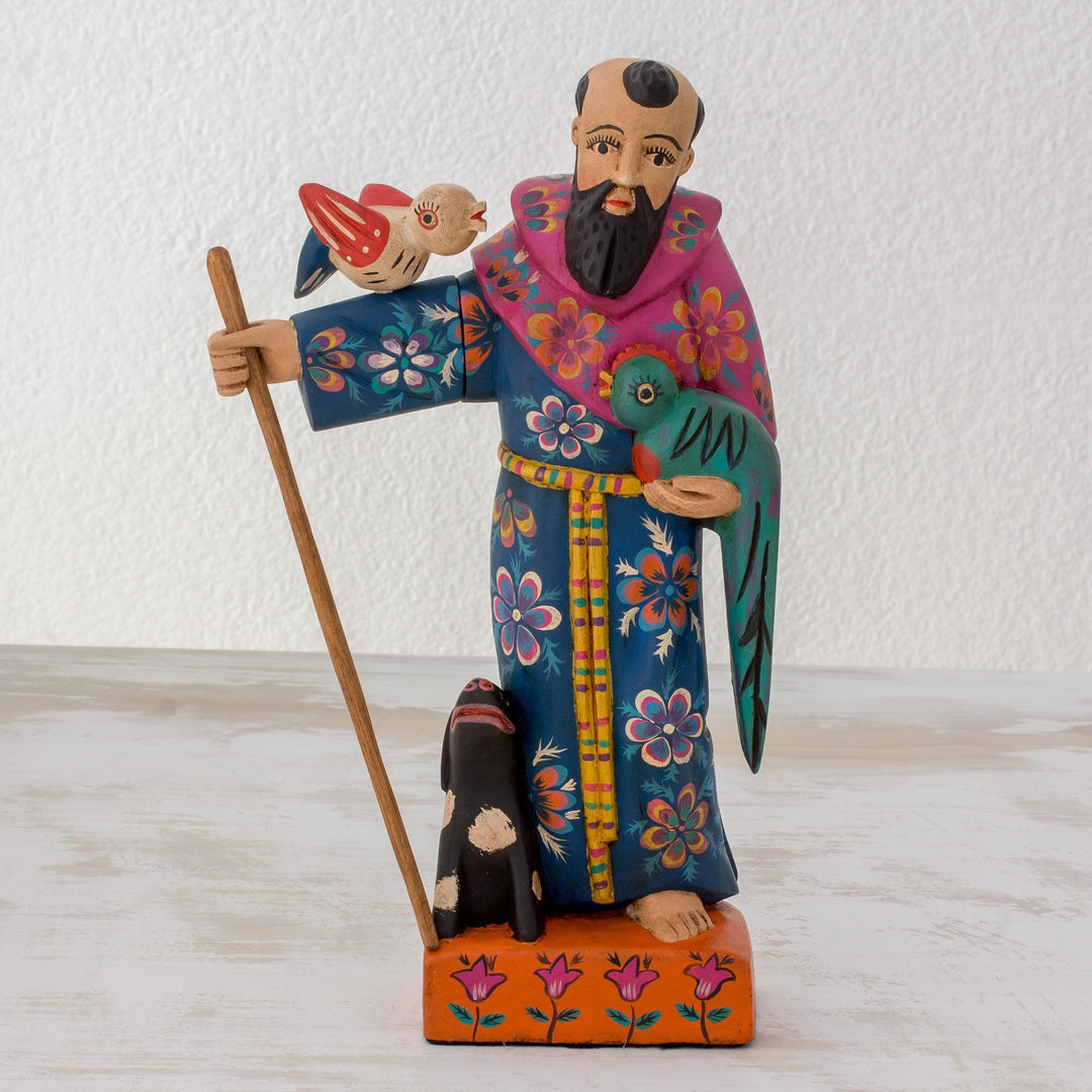 Saint Francis with a Quetzal