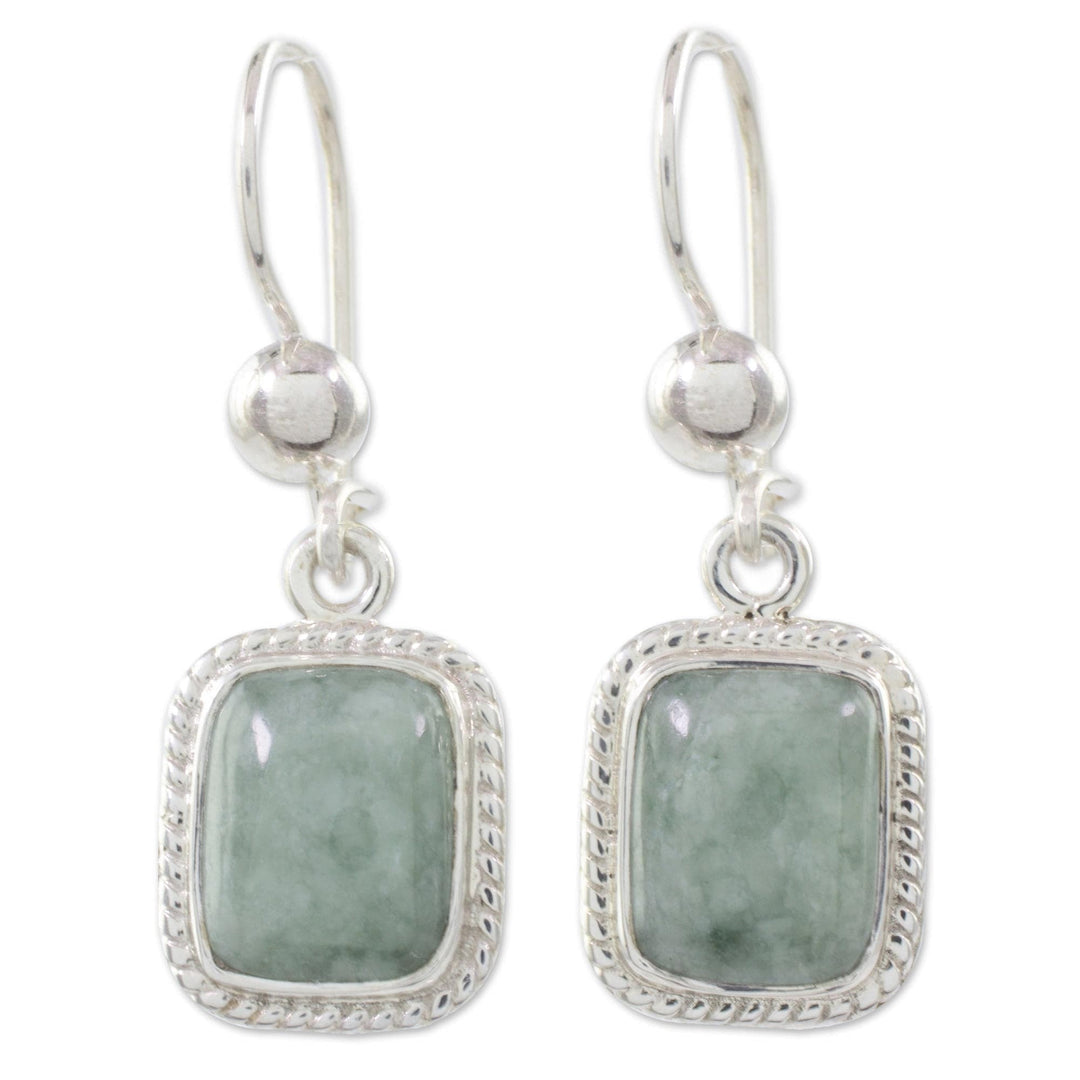 Green Jade Earrings - Life Divine