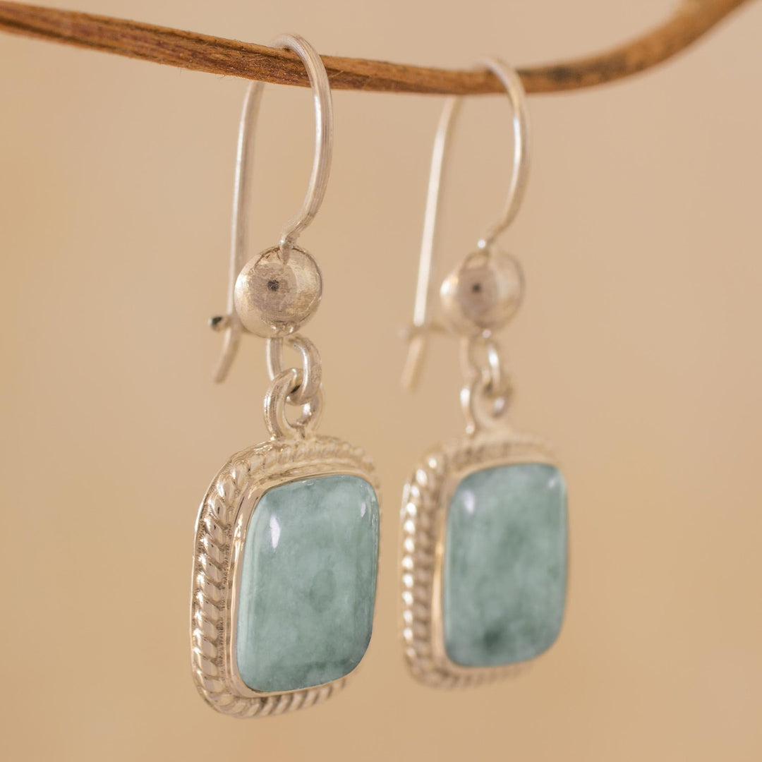 Green Jade Earrings - Life Divine