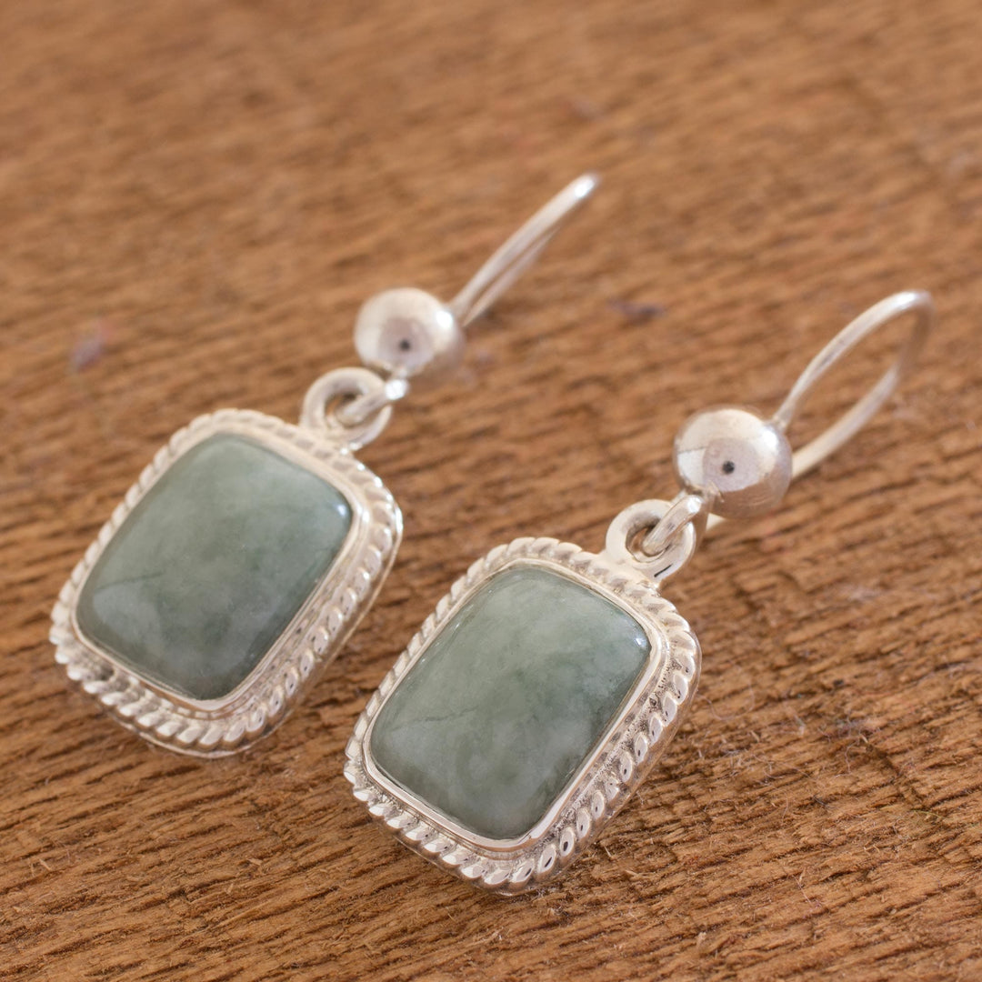Green Jade Earrings - Life Divine