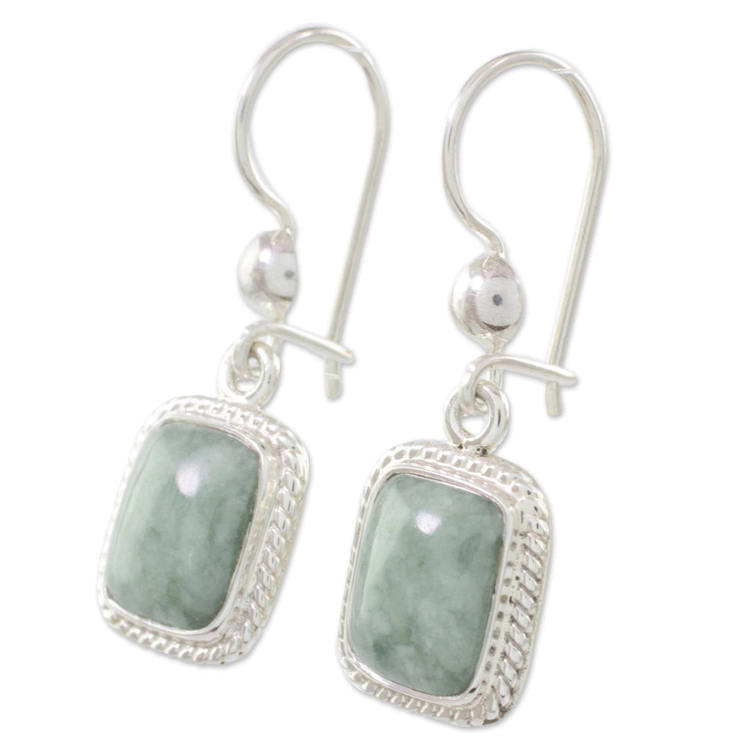 Green Jade Earrings - Life Divine