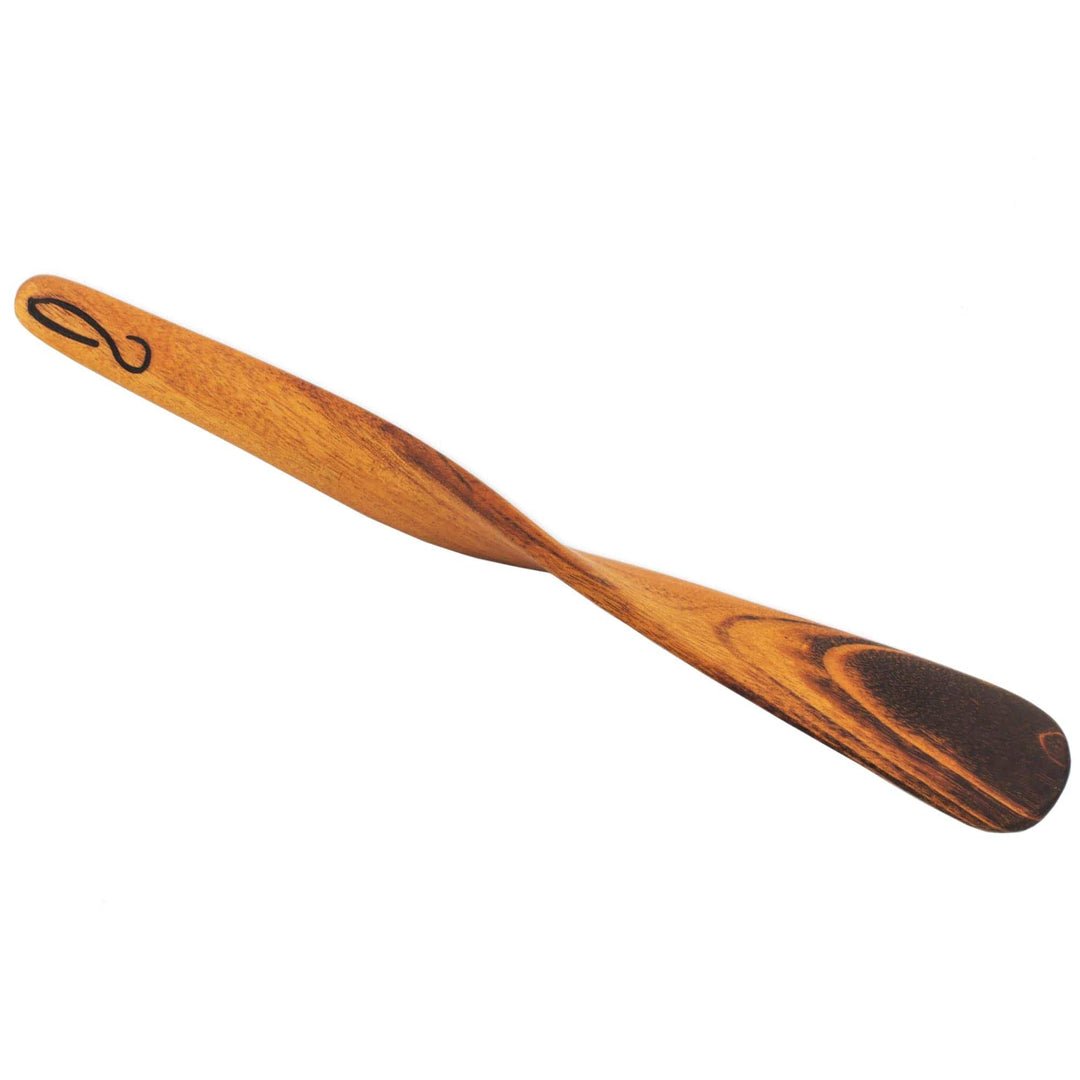 Nicaraguan Artisan Crafted Double Spatula Natural Wood Color - Twist of Nature