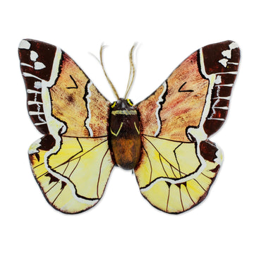 Hand Crafted Ceramic False Sphinx Moth Sculpture - False Sphinx Moth