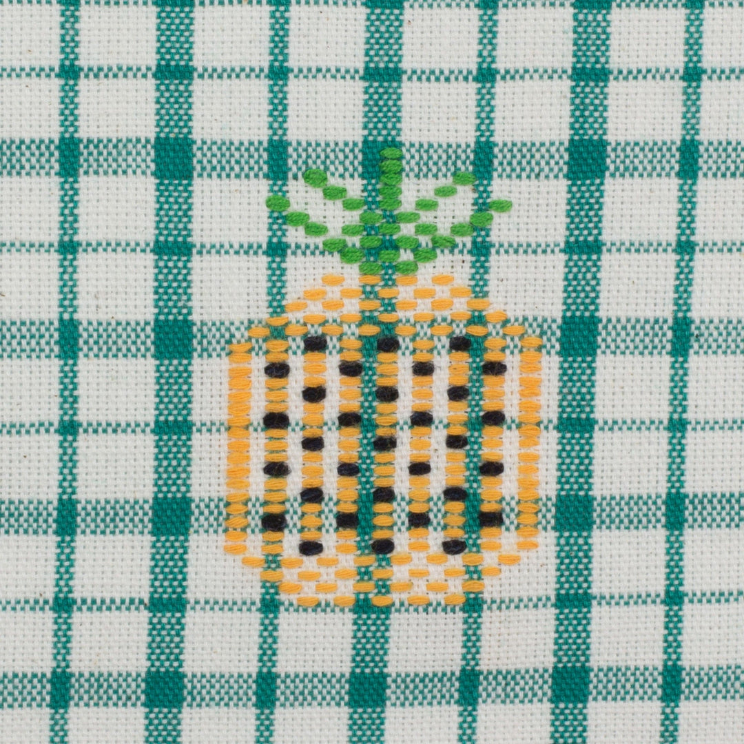 Multicolor Plaid Cotton Dish Towels (Set of 3) - Fresh Color