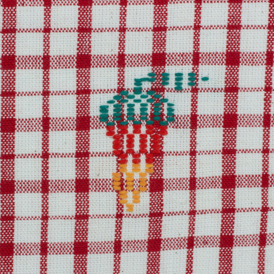 Multicolor Plaid Cotton Dish Towels (Set of 3) - Fresh Color