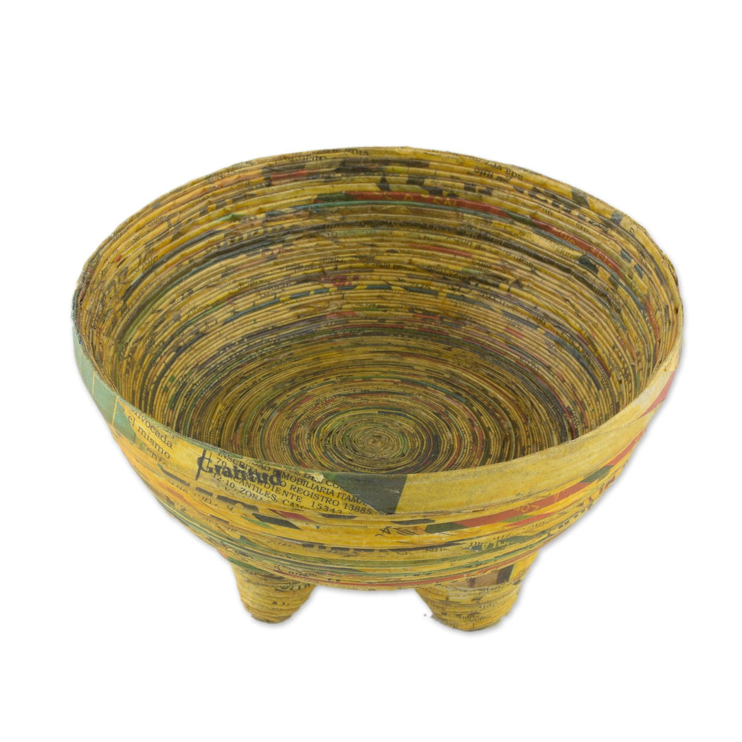 Recycled Paper Decorative Bowl - Pretty Benediction