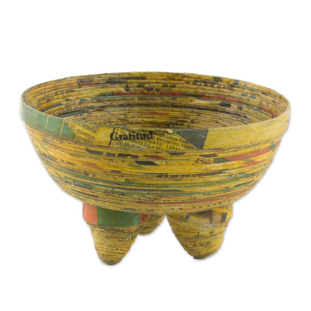 Recycled Paper Decorative Bowl - Pretty Benediction